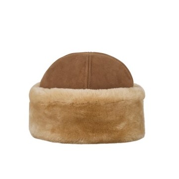 Dora Shearling Hat Brown by Beck